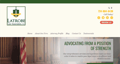 Desktop Screenshot of latrobelaw.net